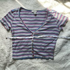 Forever 21 crop top multi color